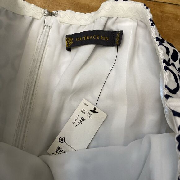 The Limited Dress Outback Red Strapless Size 14 NWT Zip Back Above Knee - Picture 2 of 10